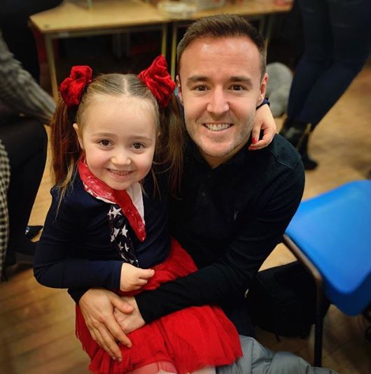  Tyrone shares six-year-old Sienna with his ex Lucy Jo-Hudson