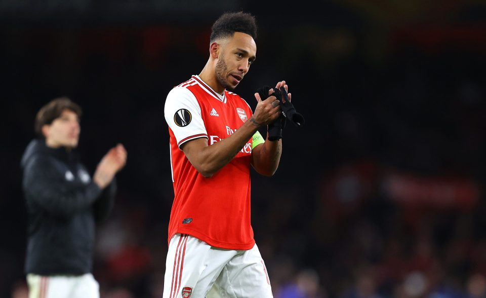  Pierre-Emerick Aubameyang is out of contract next summer