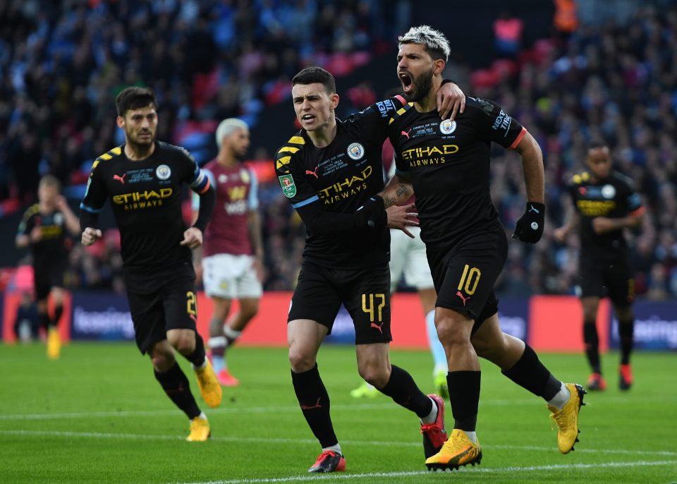  Aguero bagged his 22nd goal of the season