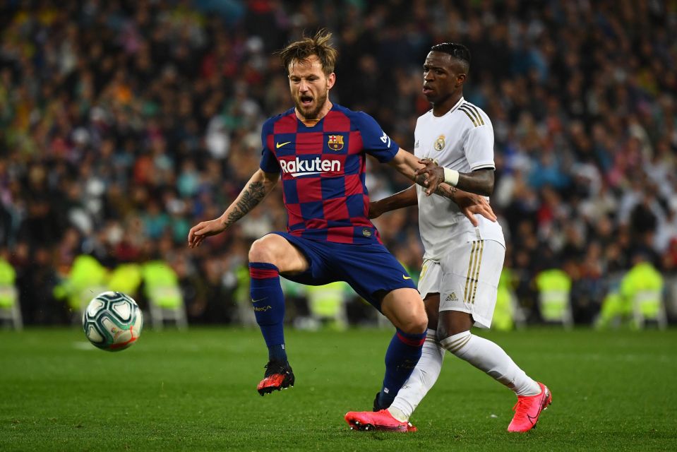  Rakitic only came off the bench in the weekend defeat to Real Madrid