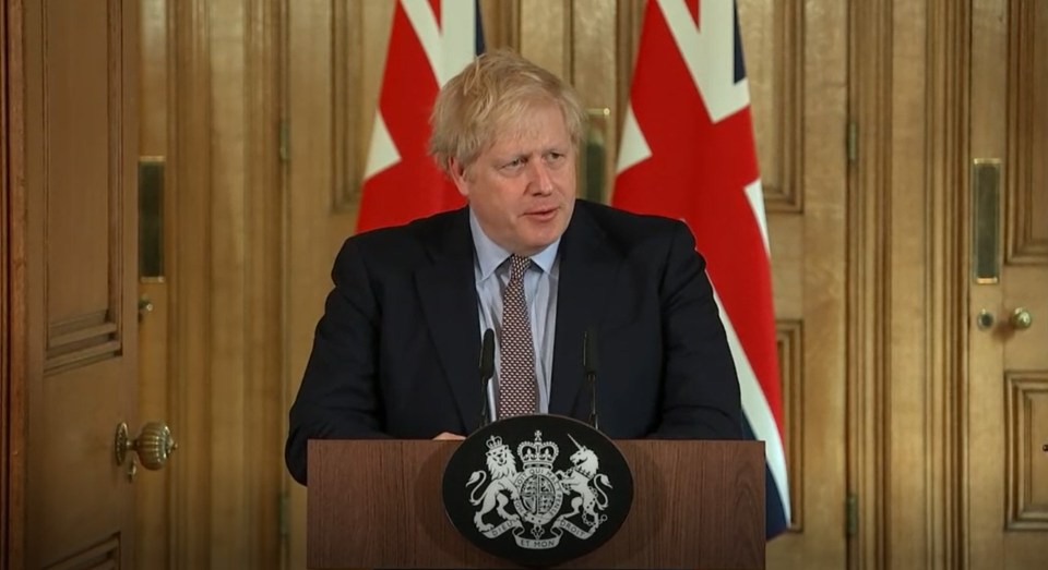  Boris Johnson labelled the crisis a "national challenge"