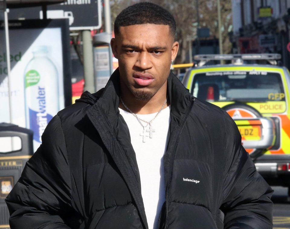  Jordon Ibe, pictured outside Bromley Magistrates' Court today, has been fined £7,500