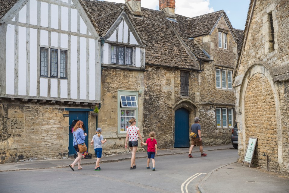  There are no satellite dishes for film crews to get their bonnets in a bother about in Lacock