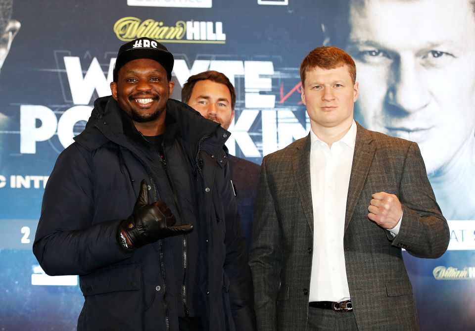  Whyte and Povetkin are set to face each other in May