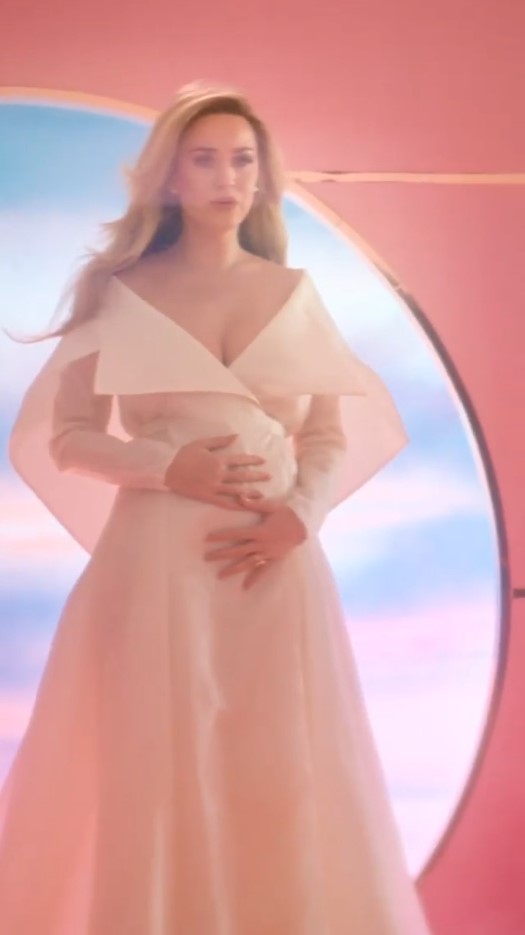  Katy sparked pregnancy rumours with the video for her new song