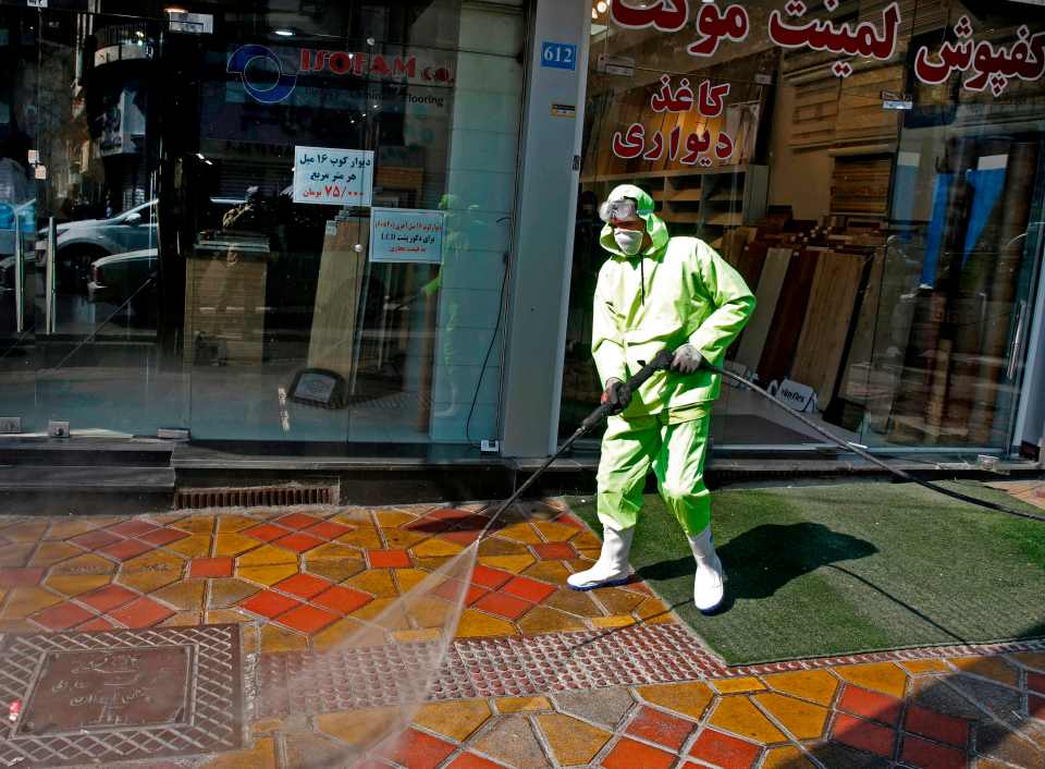  Street spraying is one of a series of measures introduced by the regime