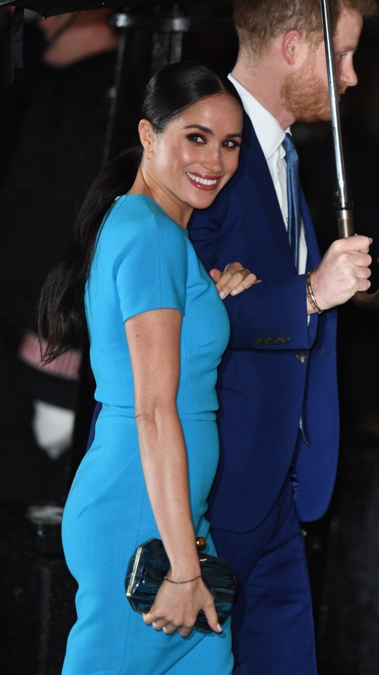  Meghan had her sparkle back at the military awards