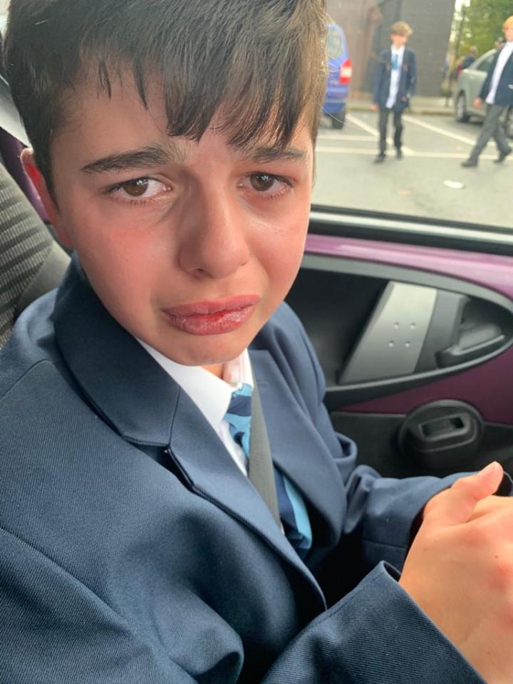  Harrison Fernandez, 12, was bullied at Colchester Academy in Essex