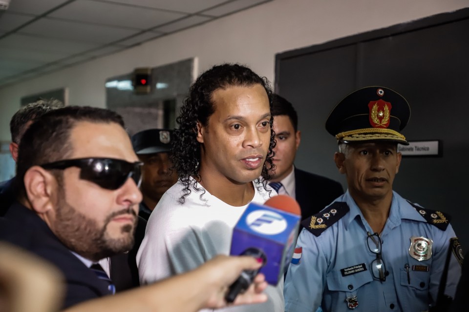 Ronaldinho has been released from prison and placed under house arrest