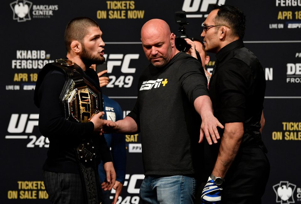  Dana White is refusing to cancel Khabib v Ferguson at UFC 249