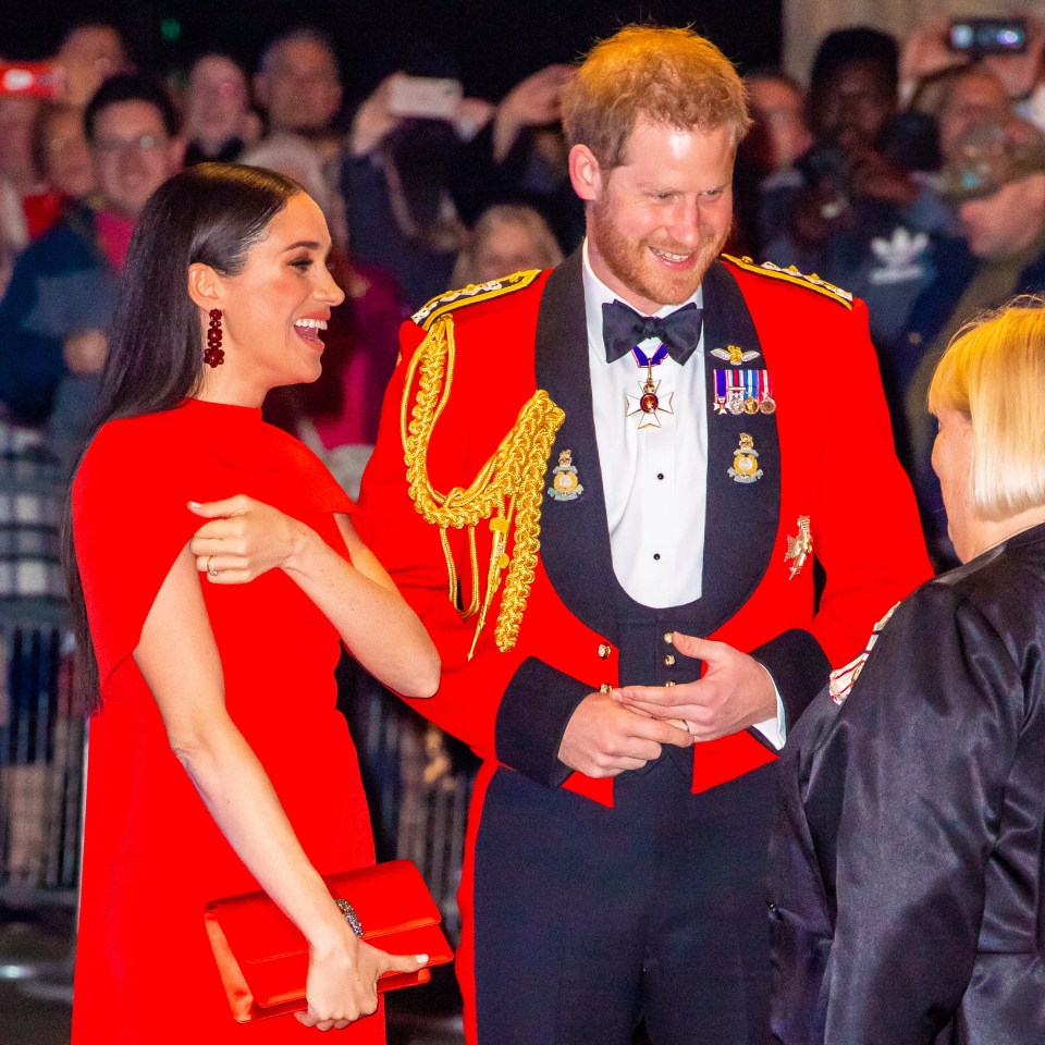 Prince Harry and Meghan attended The Mountbatten Festival of Music in London on Saturday