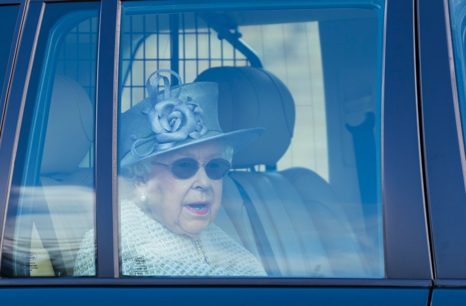  The Queen, pictured today, invited Meghan Markle and Prince Harry to church