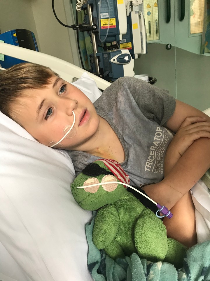  Darcy Sturman was diagnosed with Leukaemia in 2017 when he was just eight years old