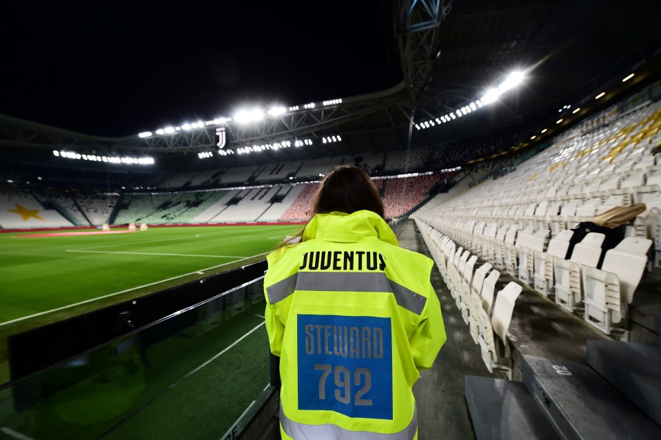  Juve stewards had a calmer evening than usual