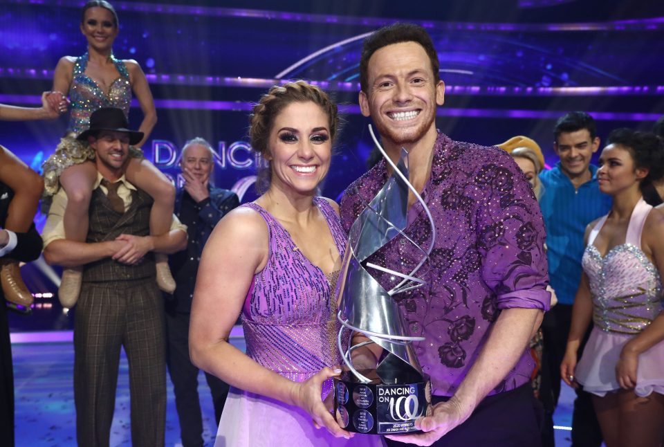  Joe and his partner Alex Schauman were crowned winners of Dancing on Ice last weekend