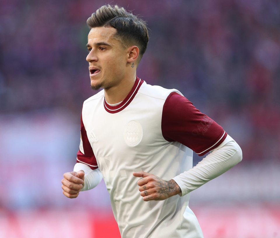  Bayern Munich will not sign Philippe Coutinho permanently after his loan spell