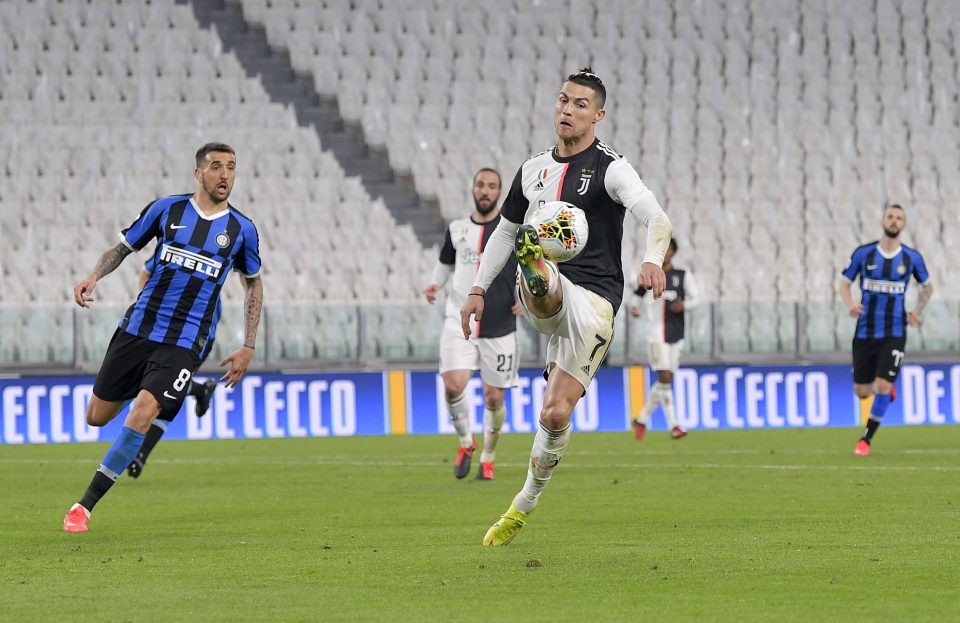  Ronaldo and Co secured a crucial win in the Serie A title race but fans weren't there to see it