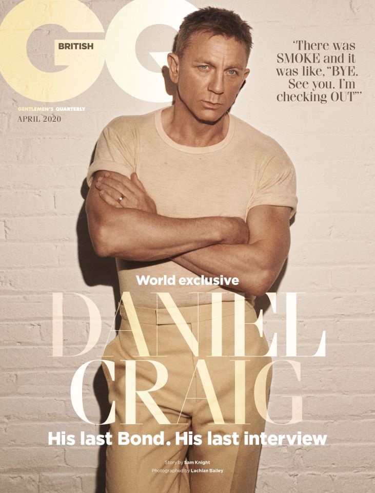  The 52-year-old opened up about playing Bond in the April issue of GQ