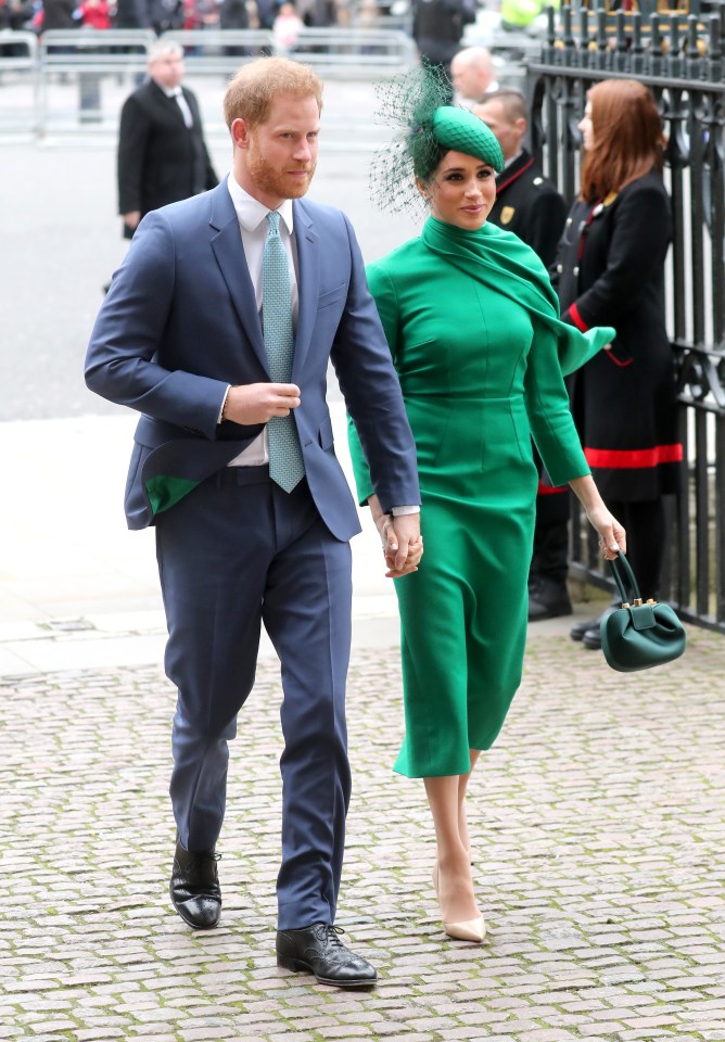 Meghan Markle's last engagement as a royal was wearing this Emilia Wickstead dress at the Commonwealth Service yesterday