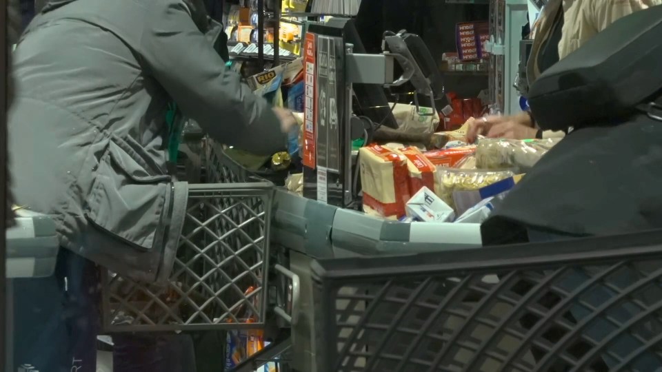  Locals emptied the shelves of goods at shops across Italy