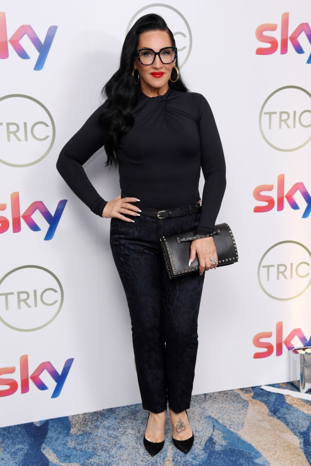 Michelle Visage kept it chic in all-black