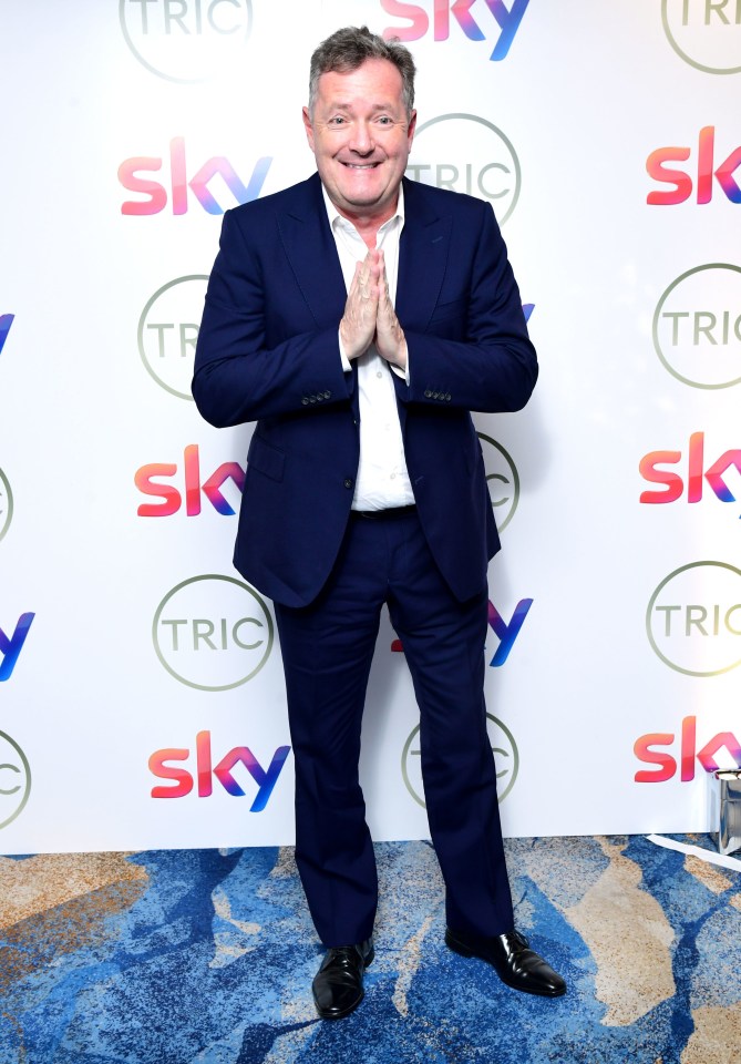 Piers Morgan joined his GMB co-stars at the event