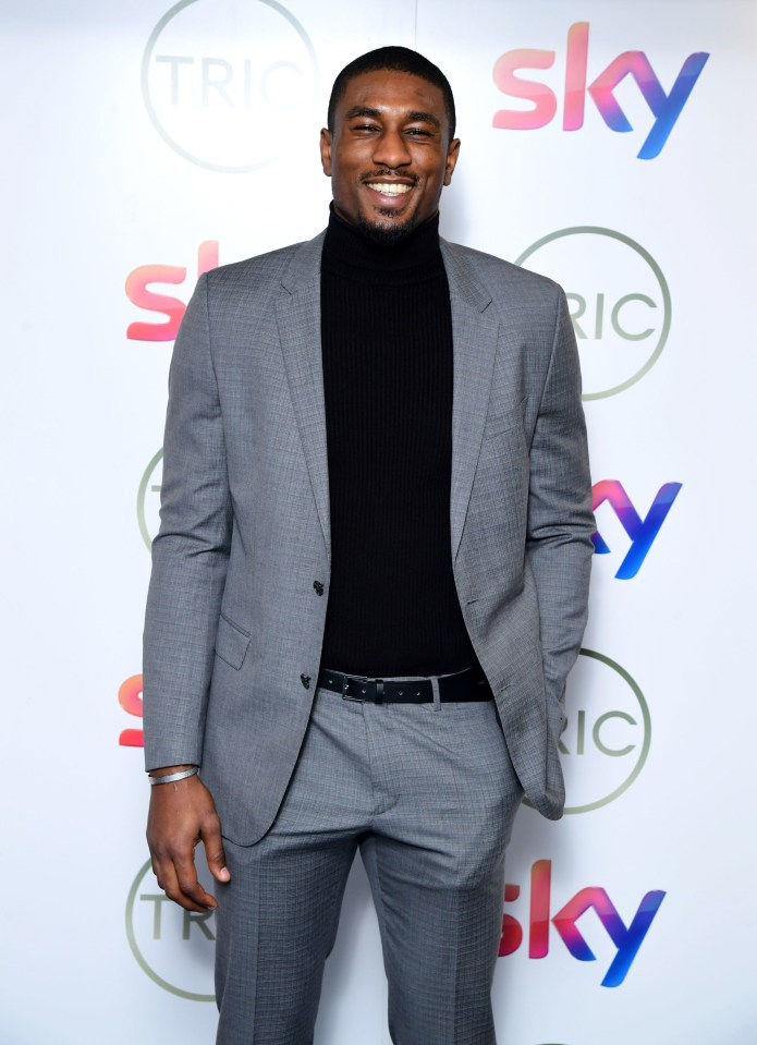 Love Island’s Ovie Soko looked dashing in a suit