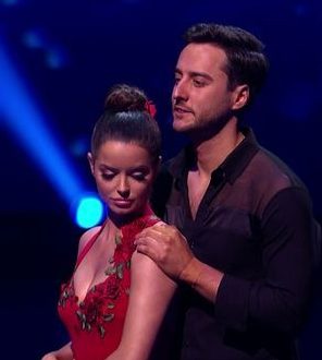  Maura Higgins and Alexander Demetriou grew close on Dancing on Ice