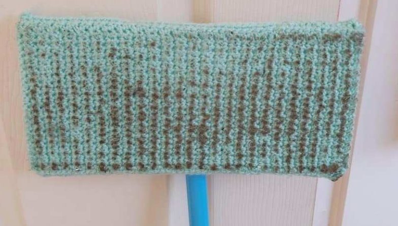  The crafty mum saves so much money by reusing her crotchet pad