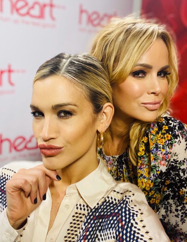 Both Ashley and Amanda host radio shows on Heart FM and the pair have hit it off