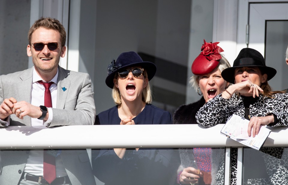  Zara Tindall watches the first race