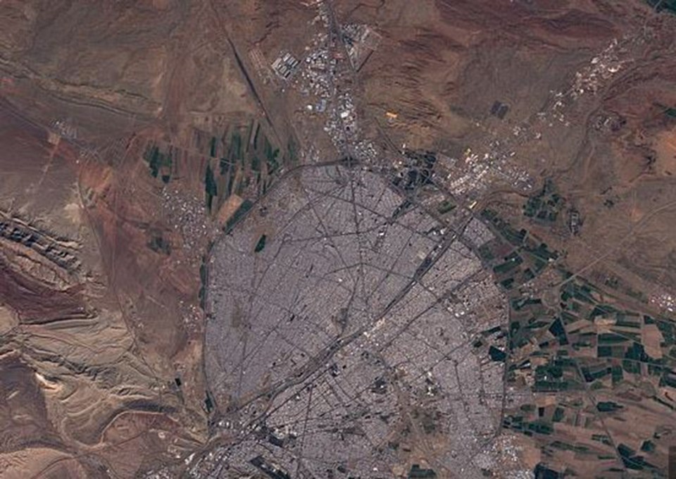  An aerial view of the city of Qom, where Iran's coronavirus spread began