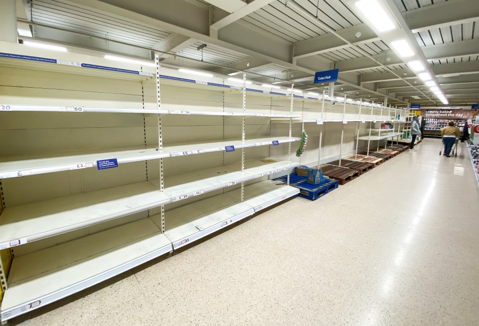 panic buying Tesco