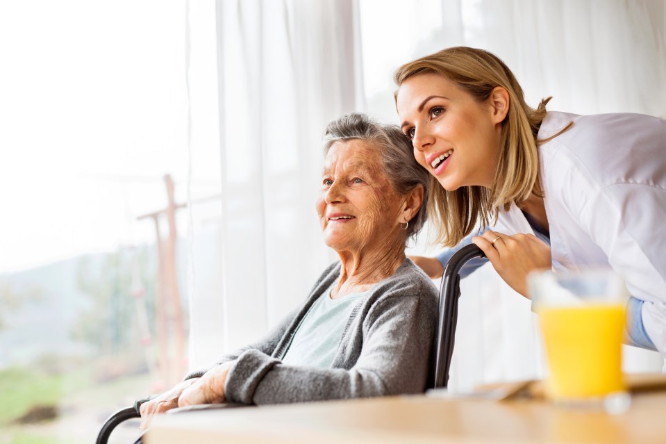 Those visiting older people must wash their hands before their visit