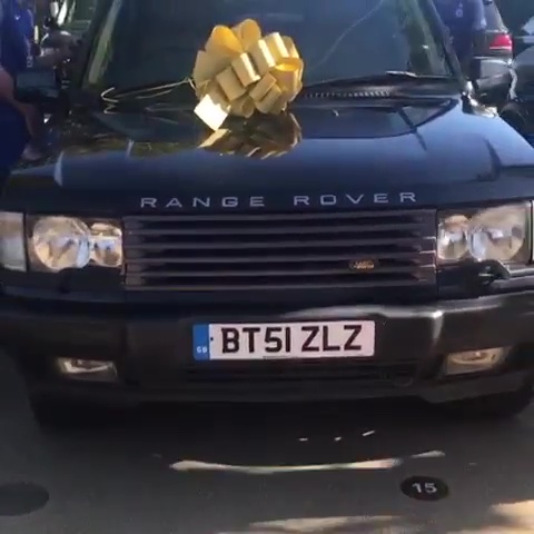  The Range Rover was purchased from a scrapyard