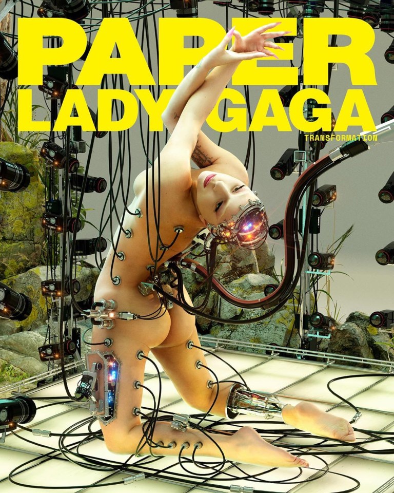  Lady Gaga posed for Paper magazine ahead of the release of her sixth studio album, Chromatica