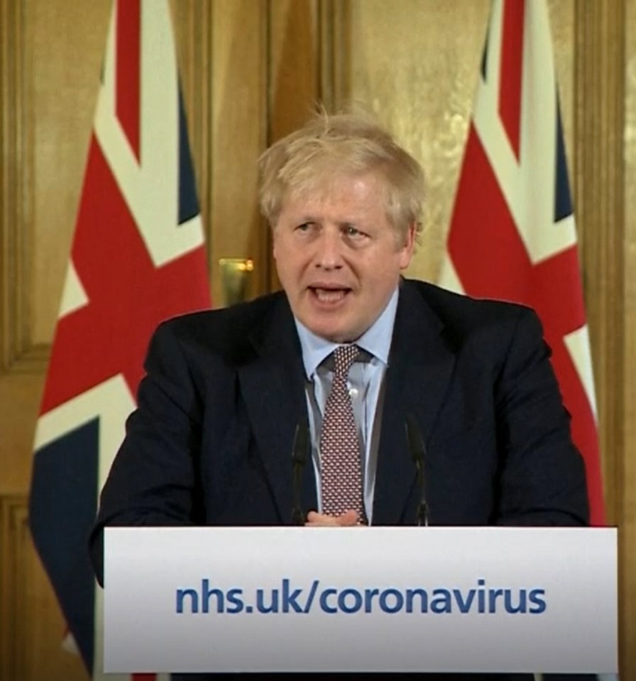 Boris Johnson today warned without action coronavirus cases in the UK will double every five to six days