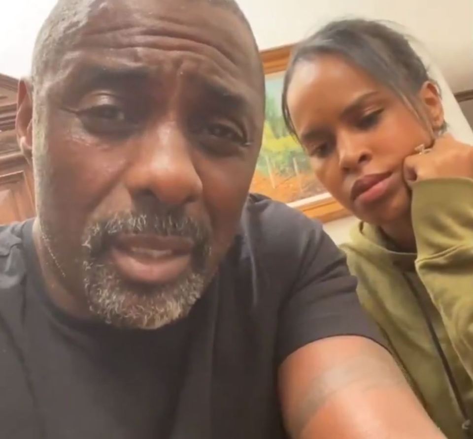  Idris with his wife Sabrina