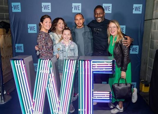 Idris Elba is seen posing with Sophie, the wife of Justin Trudeau in London. Both have tested positive for coronavirus