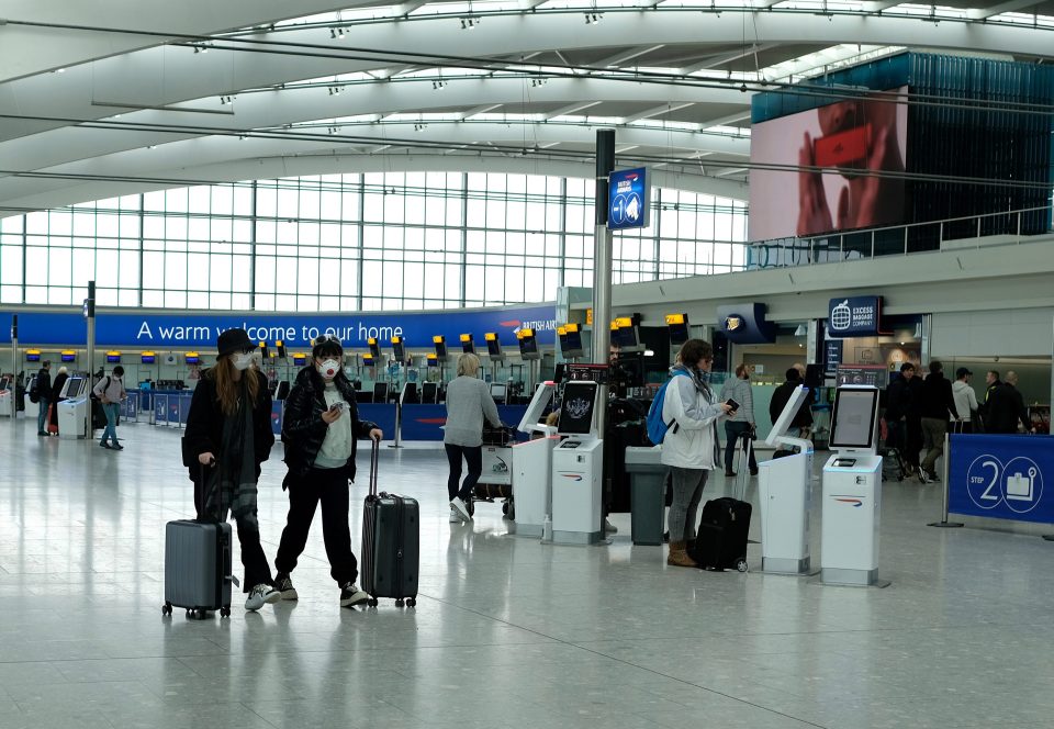  Planes have landed in London from Beijing and Shanghai every day this week