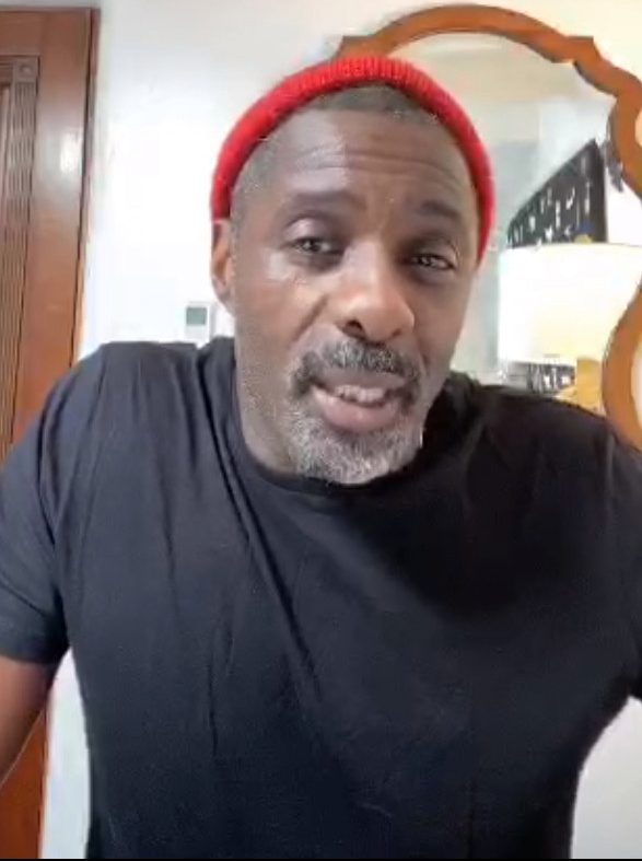 Idris Elba updated fans on his condition