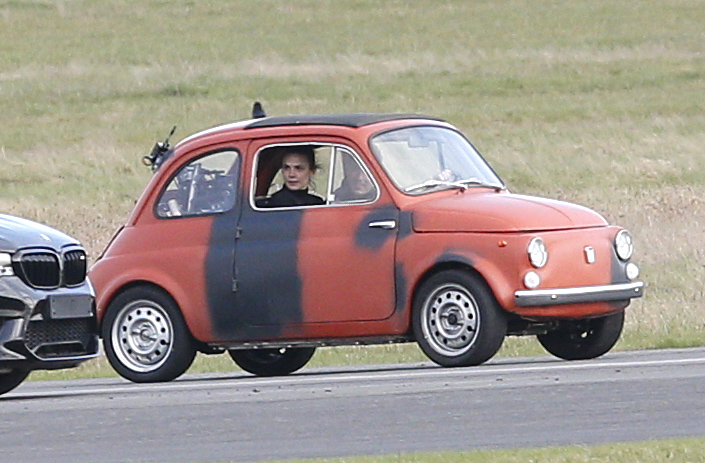  Tom knows how to handle a Fiat 500