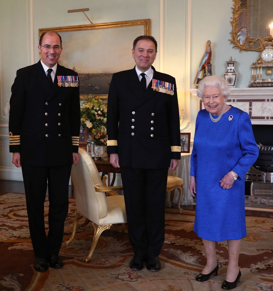  The Queen held one of her last audiences at Buckingham Palace on Wednesday before heading to Windsor