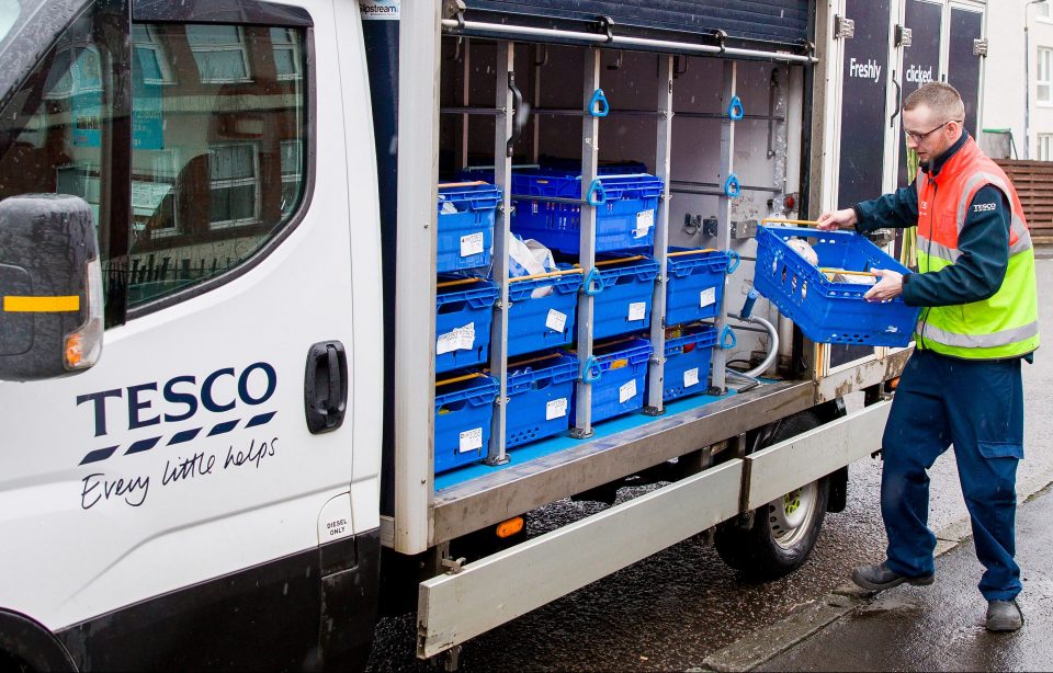  Tesco and other supermarkets have been selling out of online delivery slots