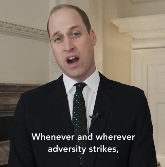  Prince William spoke about the coronavirus crisis on Wednesday as he launched an appeal