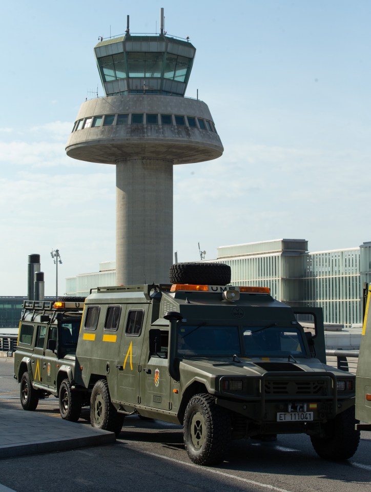  The Albanian men were arrested by members of the local police force, Mossos