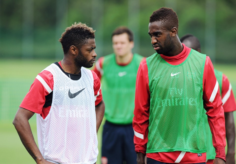  Alex Song and Johan Djourou played together at Arsenal