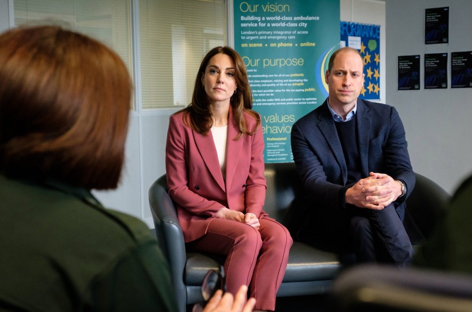 During a visit to a NHS call centre earlier this month, Prince William said he missed being on the frontline