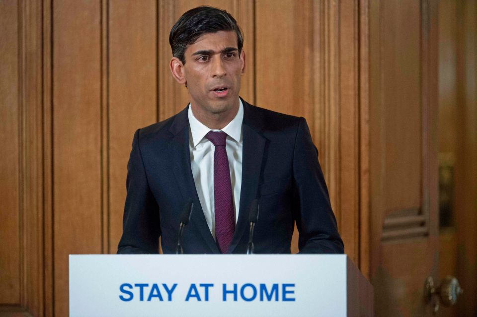  Chancellor Rishi Sunak announced a bailout for millions of workers amid the coronavirus pandemic