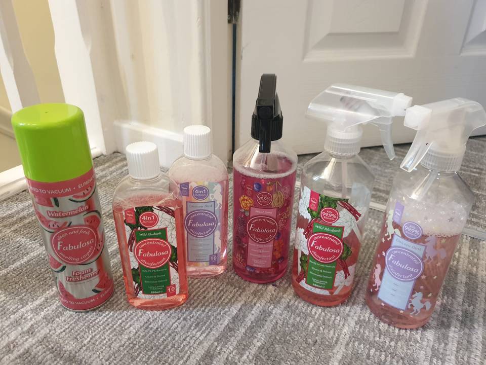  One Fabulosa fan showed off her impressive cleaning collection while raving about how much she loves the bargain cleaning products